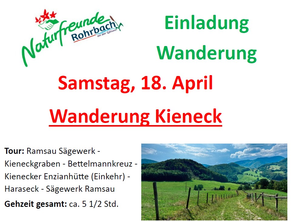 Bild Wanderung Kieneck 2026